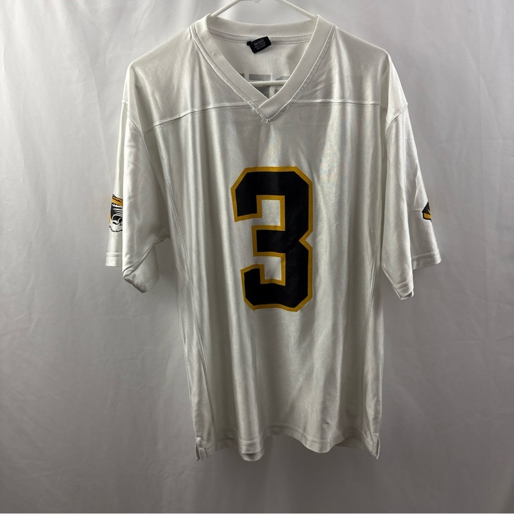 STARTER Team Missouri Tigers Mizzou #3 Football Jersey Men’s Size Medium White